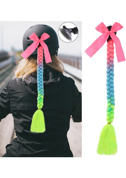 Motosiklet Kaskı Örgülü At Kuyruğu - ACM15