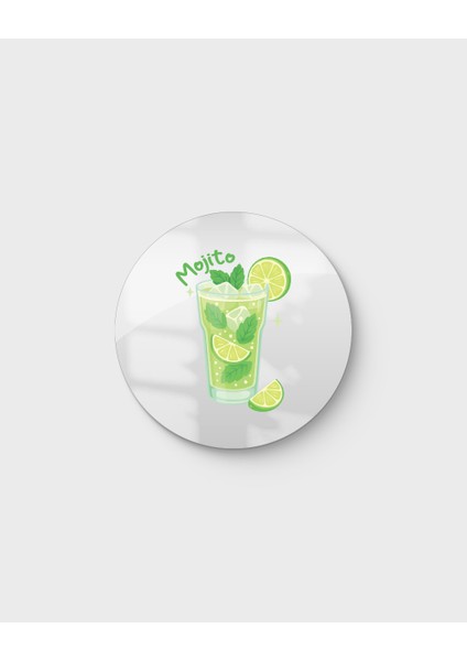 Mood Ayna Mojito - Tasarım Ayna, Pinterest Dekoru, Dekoratif Baskılı Ayna, Yazılı Ayna