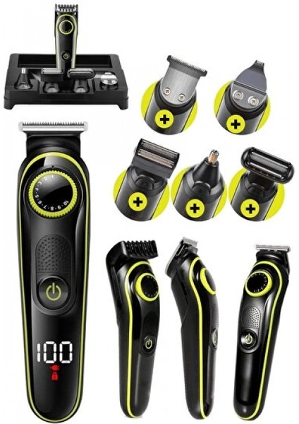 Saç &amp;amp;amp; Sakal Şekillendirici Tıraş Makinesi Erkek Bakım Seti 5 In 1 Ultimate (K95) modelleri