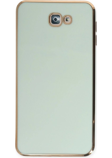 Samsung Galaxy J7 Prime Kılıf Volet Silikon - Açık Yeşil - FKU5990-4395