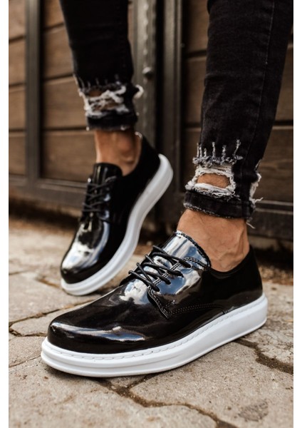 CH003 - Rbt Pelle Verniciata Classica Erkek Ayakkabı Sıyah fırsatları