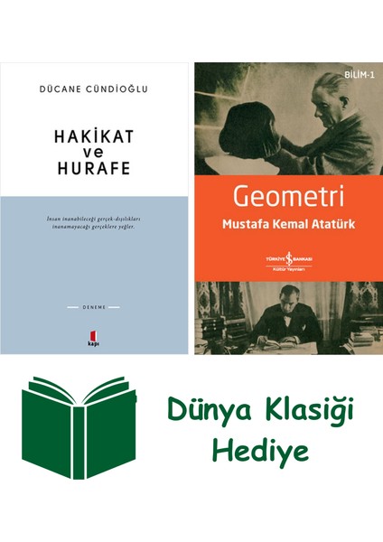 Hakikat ve Hurafe + Geometri + Dünya Klasiği Hediye