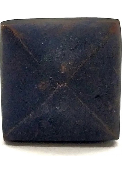 Antika Tarz Dekoratif Pirinç Piramit Kabara - 21 Mm, Oksit ( Lisinya )