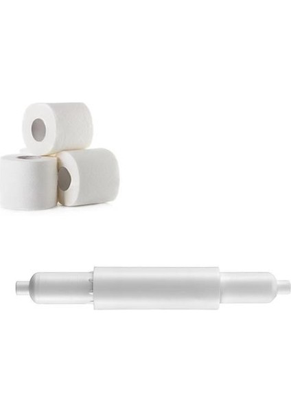 ® Wc Tuvalet Kağıdı Makarası Beyaz Tuvalet Kağıdı Tutucu Makara