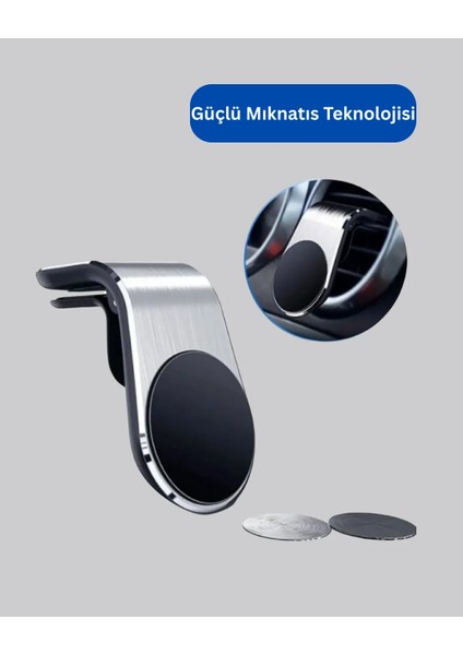 Kalorifer Izgaralı Manyetik Telefon Tutucu – Sarsıntı Geçirmez modelleri