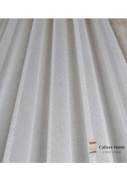 Parlak Işıltılı Yoğun Dokulu Ağır Gramajlı 1/3 Sık Pileli Dokuma Tül Perde fiyatları