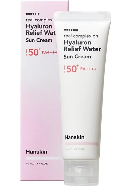 Hanskin Hyaluron Relief Water Sun Cream- SPF50+ Pa++++ Güneş Kremi Tüm Cilt Tipleri Için 50 ml fiyatları