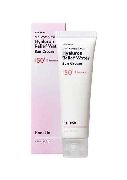 Hanskin Hyaluron Relief Water Sun Cream- SPF50+ Pa++++ Güneş Kremi Tüm Cilt Tipleri Için 50 ml modelleri
