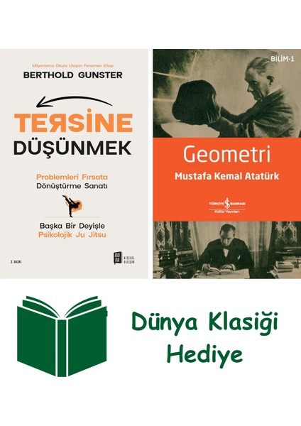 Tersine Düşünmek + Geometri + Dünya Klasiği Hediye