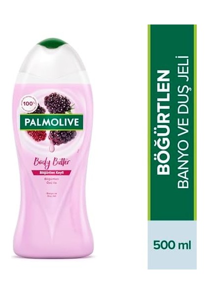 Palmolive Body Butter Böğürtlen Keyfi Böğürtlen Özü ile Banyo ve Duş Jeli (500 Ml) modelleri