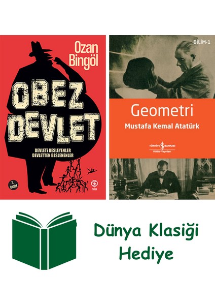 Obez Devlet + Geometri + Dünya Klasiği Hediye
