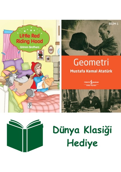 Little Red Riding Hood + Geometri + Dünya Klasiği Hediye