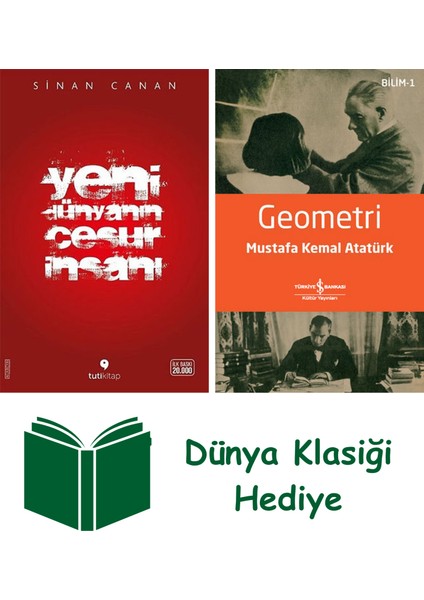 Yeni Dünyanın Cesur Insanı + Geometri + Dünya Klasiği Hediye