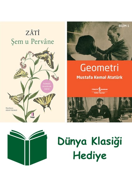 Şem U Pervâne + Geometri + Dünya Klasiği Hediye