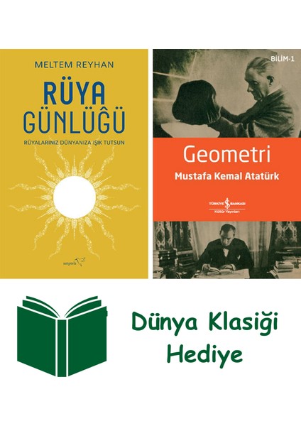 Rüya Günlüğü + Geometri + Dünya Klasiği Hediye