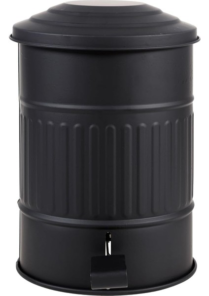 Concept Pedallı Çöp Kovası Mat Siyah 8 Lt