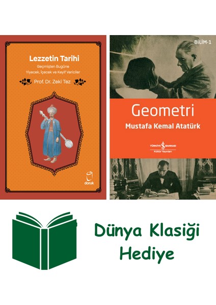 Lezzetin Tarihi + Geometri + Dünya Klasiği Hediye