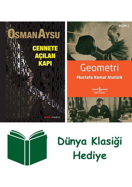 Cennete Açılan Kapı (Cep Boy) + Geometri + Dünya Klasiği Hediye
