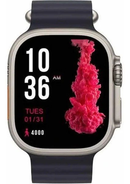 Ultra Akıllı Saat 49 mm Çift Kordonlu Arama Cevaplama Bluetooth Bağlantılı indirimleri