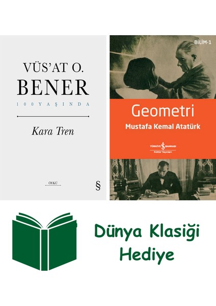 Kara Tren (Ciltli) + Geometri + Dünya Klasiği Hediye