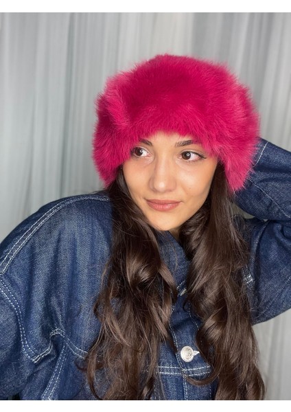 Kürk Kenarlı Yumuşak Bucket Kışlık Şapka fiyatları
