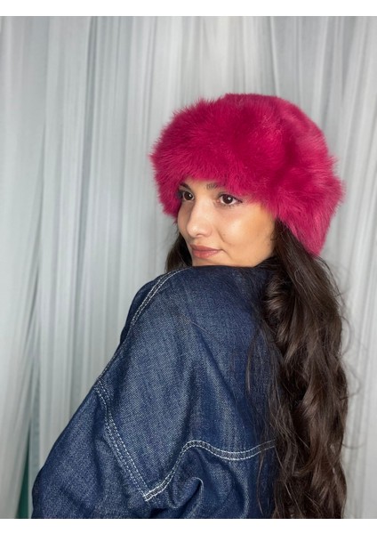 Kürk Kenarlı Yumuşak Bucket Kışlık Şapka indirimleri