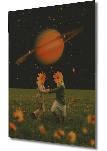 Sakura Rüyası Ikilisi Yağlı Boya Görünümlü Ahşap Dekoratif Tablo Dikdörtgen Tablo modelleri