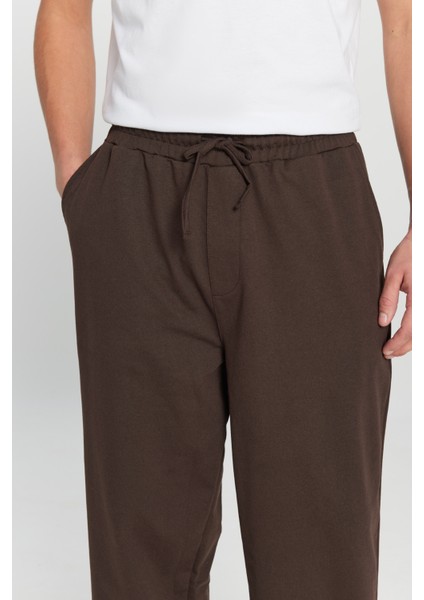 Pamuklu Standart Fit Normal Kesim Beli Bağlamalı Yan Cepli Eşofman Altı fırsatları