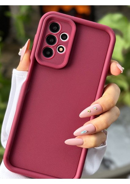 Galaxy A23 Uyumlu Mat Lansman Parmak Izi Bırakmaz Esnek Silikon Kılıf fiyatları
