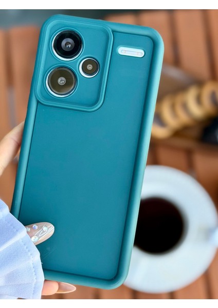 Redmi Note 13 Pro Plus Uyumlu Mat Lansman Parmak Izi Bırakmaz Esnek Silikon Kılıf