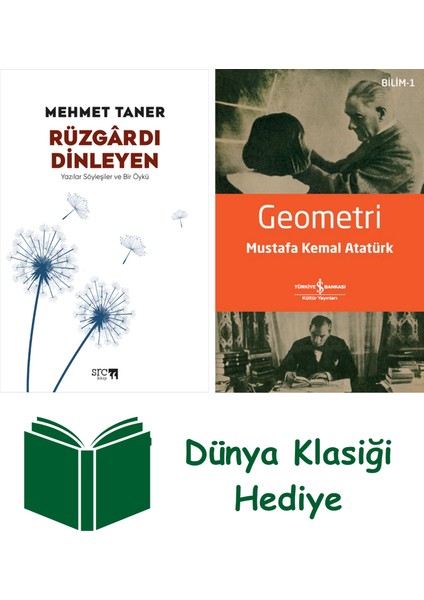 Rüzgardı Dinleyen + Geometri + Dünya Klasiği Hediye
