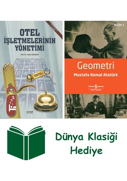 Otel Işletmelerinin Yönetimi + Geometri + Dünya Klasiği Hediye