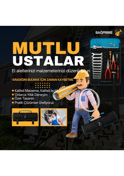 Rulo Tipi Bez Hırdavat Çantası Takım Çantası Usta Çantası Elektrikçi Çantası Inşaatçı Çantası Özel Tasarım fiyatları