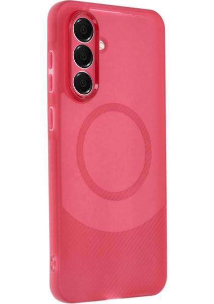 Samsung A56 Kılıf Maya Karbon Kapak - Bordo - FKU5304-7531