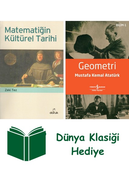 Matematiğin Kültürel Tarihi + Geometri + Dünya Klasiği Hediye