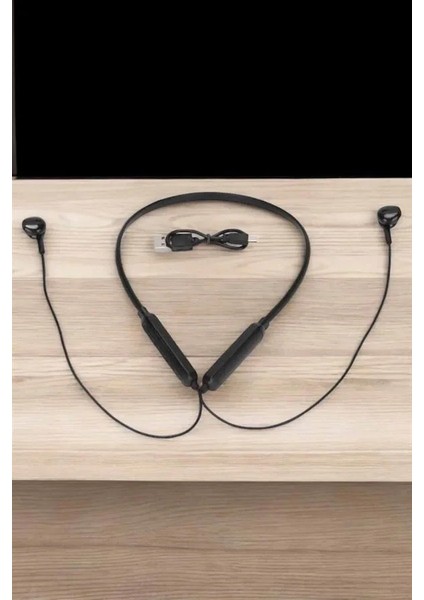 Kablolu Boyun Askılı Dijital Göstergeli Bluetooth Kulaklığı 60 Saat indirimleri