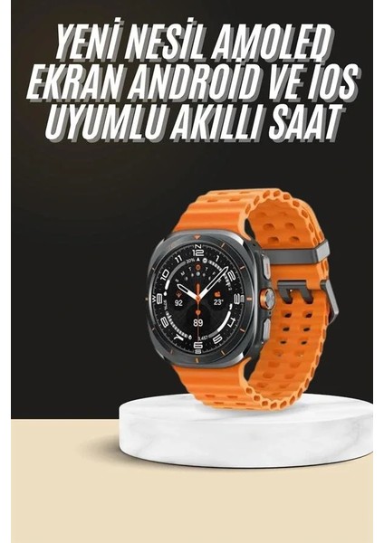 Akıllı Saat Unısex Zarif Görünümlü Titanyum Kasa Amoled Ekran Müzik Dinleme fiyatları