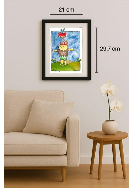 Adan Iglesias Toledo 29X21CM Orijinal Karikatür Tablo fiyatları