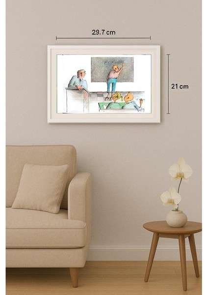 Tsocho Peev 29X21CM Orijinal Karikatür Tablo indirimleri