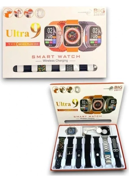 Watch9 7 Kordonlu Akıllı Saat modelleri