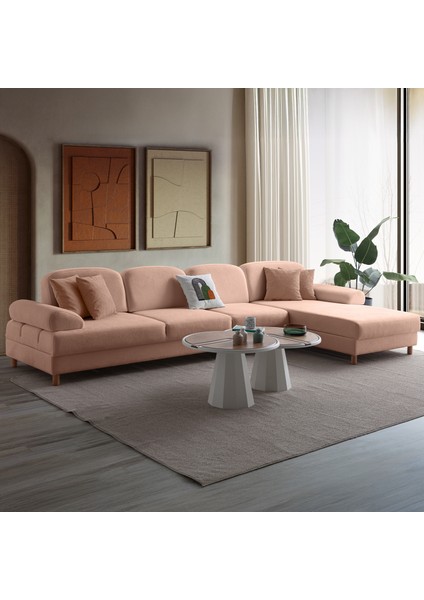 Aries Yataklı Sandıklı Piyonlu Köşe Takımı Pembe Sağ Köşe fiyatları