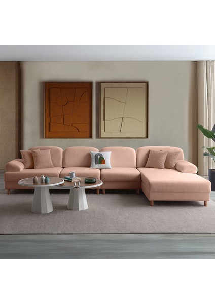 Aries Yataklı Sandıklı Piyonlu Köşe Takımı Pembe Sağ Köşe fırsatları