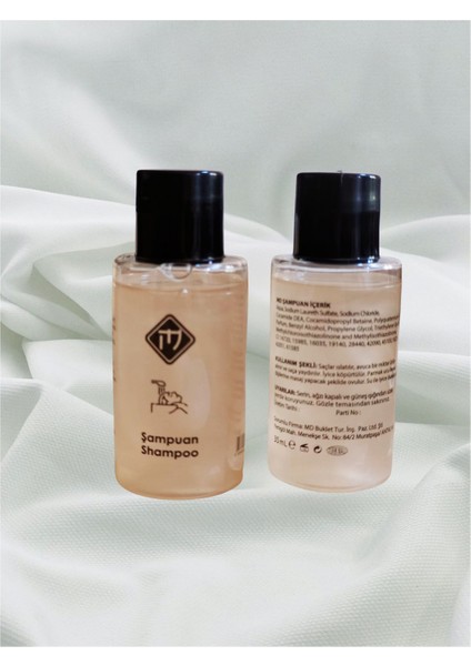 "lara Collection Otel Tipi Mini Şampuan 100 Adet 35 ml Tek Kullanımlık"