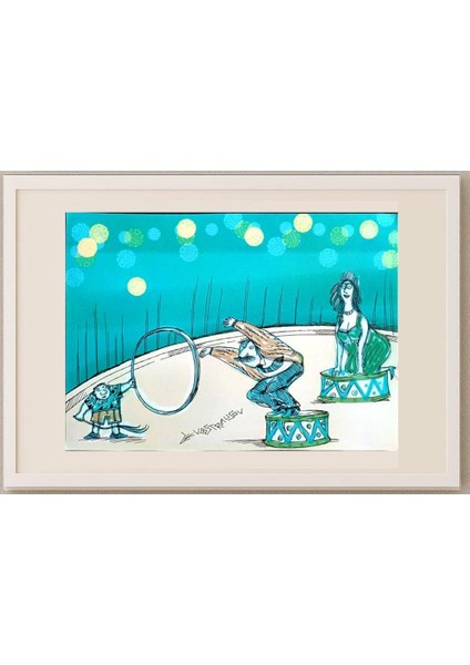 Chenzov Lev 29X21CM Orijinal Karikatür Tablo fırsatları