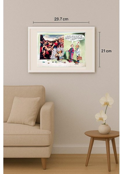 Osmar Sorbellini 29X21CM Orijinal Karikatür Tablo indirimleri