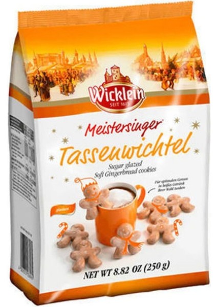 Wicklein Meistersinger Tassenwichtel Şeker Kaplamalı Zencefilli Kurabiye 250G