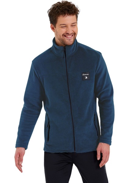 Classics Erkek Standart Fit Günlük Rahat Fermuarlı Yaka Polar Spor Sweatshirt