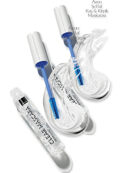 Şeffaf Kaş&kirpik Maskarası 8ml Ikili Set