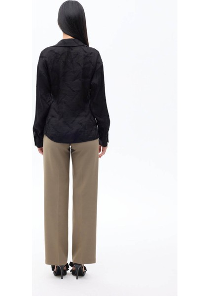 Siyah Kadın Gömlek BLZ00847 indirimleri