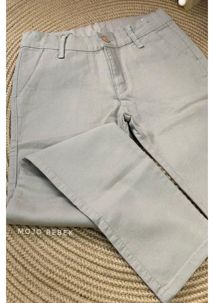 Erkek Çocuk Kanvas Pantolon 0301 Krem
